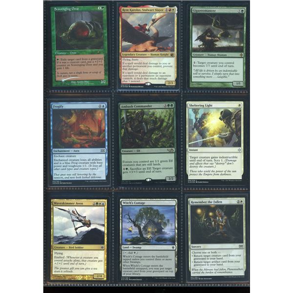 Lot Of 9 Various Magic The Gathering FOIL Cards Various Sets & Colors