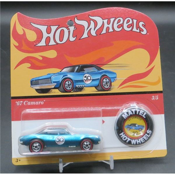 2017 Hot Wheels '67 Camaro 50th Anniversary Redline Collector Car