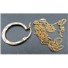 Image 1 : 14K Scrap Gold Chain & 10K Earring weighs 2.10 Grams