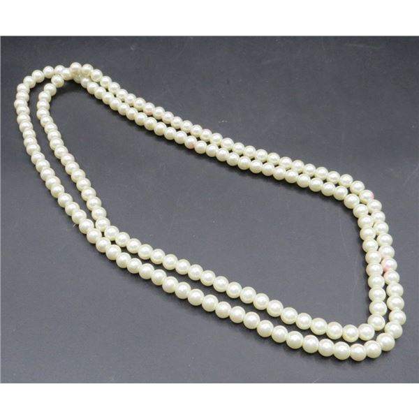 22" Long Pearl Necklace