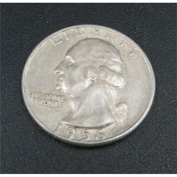 1956 USA Silver 25 Cent Coin