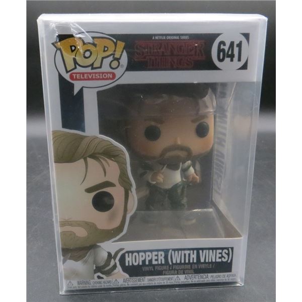New Funko Pop Stranger Things Hopper (with vines) #641 With soft protector