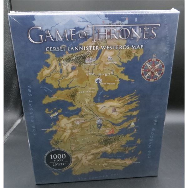 New Sealed Game Of Thrones Cersei Lannister Westeros Map 1000 Piece Puzzle