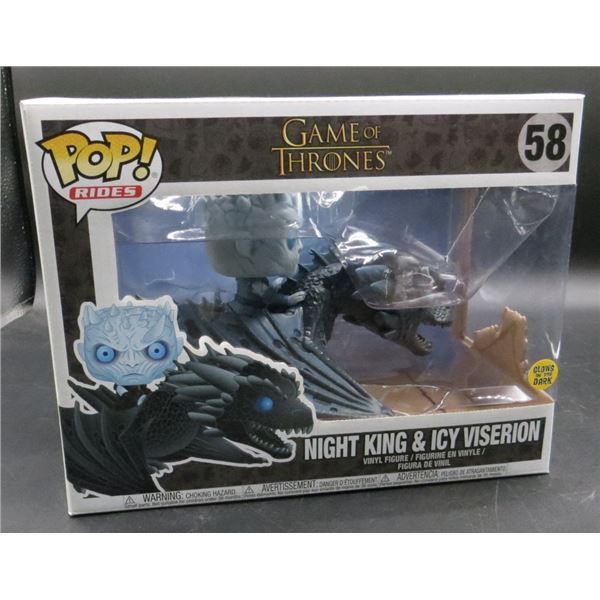 New Funko Pop Rides Game Of Thrones Night King & Icy Viserion #58