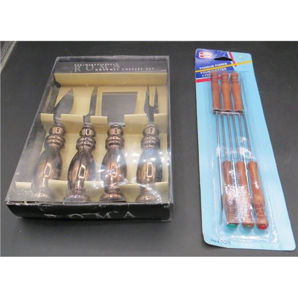 New Cheese Knife Set & Fondue Forks