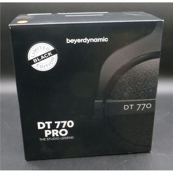New Limited Black Edition Beyerdynamic DT770 Pro Studio Legend Headphones Retails $250+