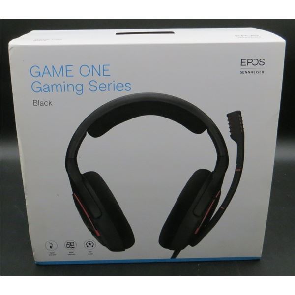 New Sennheiser Game One Gaming Series Black Headphones Retails $280+