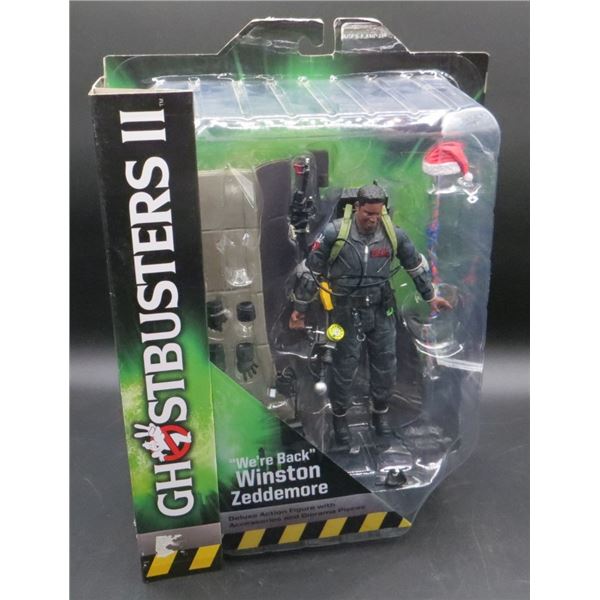 New Diamond Select Ghostbusters Winston Zeddemore 8" Figure With Accessories