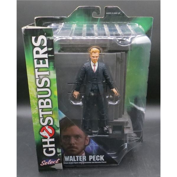 New Diamond Select Ghostbusters Walter Peck 8" Figure With Accessories