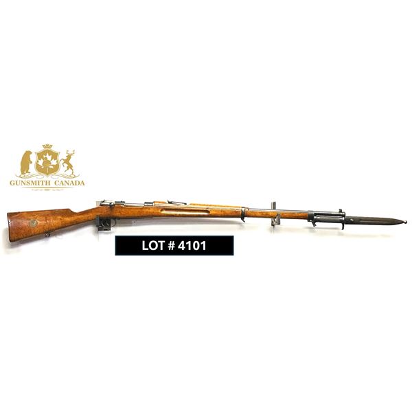 CARL GUSTAF SWEEDISH MAUSER, CAL. 6.5X55 SWEDISH MAUSER, 1920 RIFLE WITH BAYONETTE, 29" BARREL