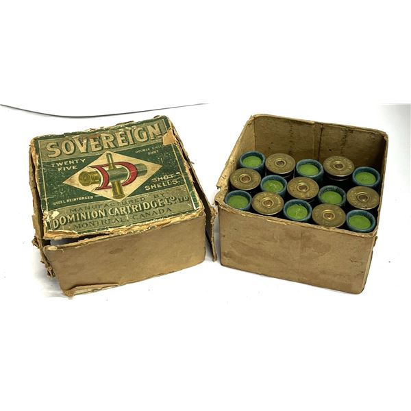 12GA  COLLECTIBLE  SHOTGUN AMMO – 15 SOVREIGN SHELLS