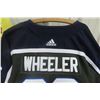 Image 8 : Winnipeg Jets Blake Wheeler Reverse Retro Mens XL Adidas Jersey