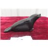 Image 2 : Vintage First Nations Inuit Seal Soapstone Carving, Signed in Script, Catalogued, 4.5" Across