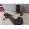 Image 1 : No. 40 Red Traffic Lantern And Cast Gurney Weigh Scale Hook