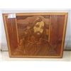 Image 1 : Framed Religious Wooden Art, 33"x26"