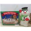 Image 1 : Xmas Village Skating Pond, Snowman Blowmold