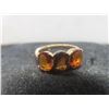 Image 2 : 18k Yellow Gold Ring With Citrine, Possibly Sapphire, 3 Grams, Size 6