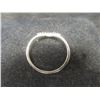 Image 2 : 14k White Gold Ring With Diamonds, 1.5 Grams, Size 9