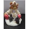 Image 4 : 4 Vintage Xmas Cherished Teddies Ornaments