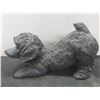 Image 2 : Large Ceramic Black Poodle By Sandicast USA, Smaller White Poodle
