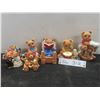 Image 1 : Ceramic Teddy Bear Lot Of 7 Figures