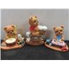 Image 4 : Ceramic Teddy Bear Lot Of 7 Figures