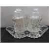 Image 3 : Crystal Serving Dishes, Salt And Pepper Set, Candle Holders 8 Pc.