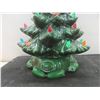 Image 2 : Ceramic Light – up Christmas Tree 17" Tall & 11" Wide
