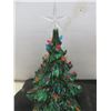 Image 3 : Ceramic Light – up Christmas Tree 17" Tall & 11" Wide