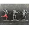 Image 2 : Vintage Plastic Cavalry & Infantry 3 Metal Indians Geronimo & Black Hawk