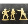 Image 3 : Vintage Plastic Cavalry & Infantry 3 Metal Indians Geronimo & Black Hawk