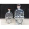 Image 4 : 7 Glass Skulls With Corks