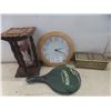 Image 1 : Clock, Hourglass, Tin Box, Jameson Ping Pong Set