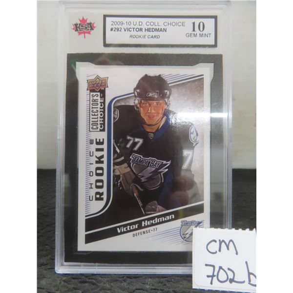 Graded Victor Hedman Rookie Card