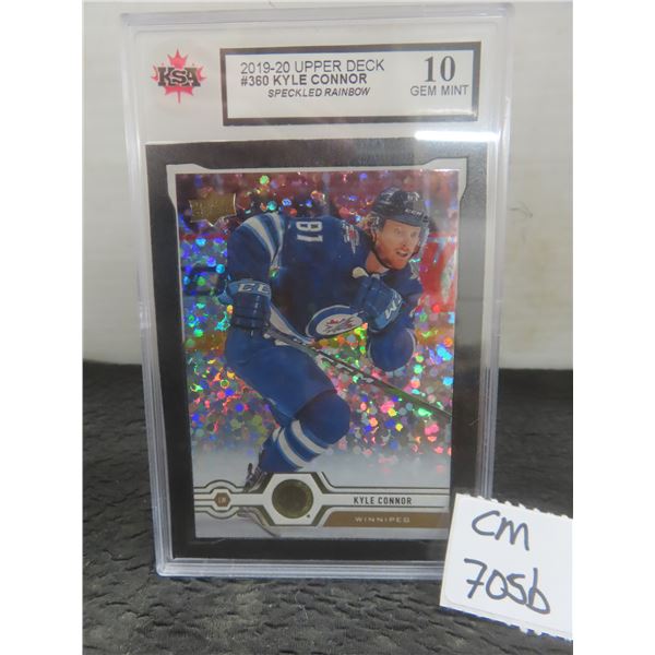 Graded Kyle Connor Specialized Rainbow Card