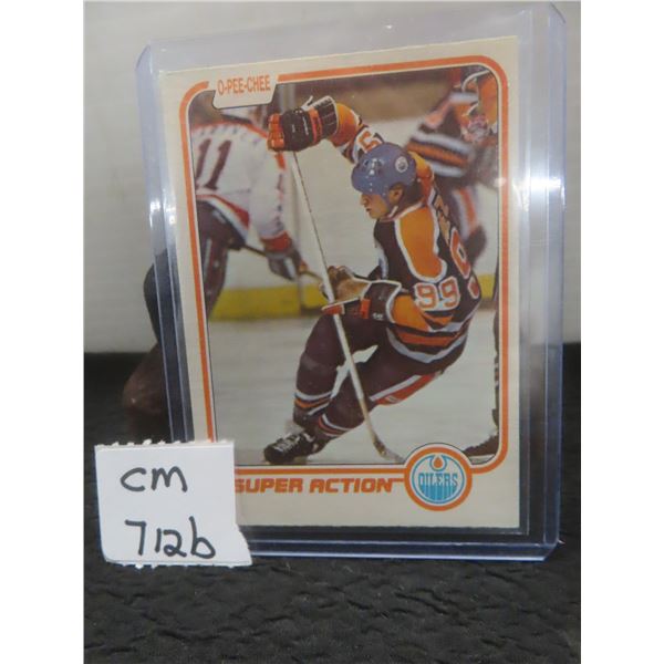 Wayne Gretzky Edmonton Oilers Card