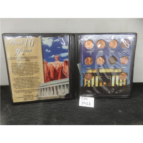 Lincoln Memorial Penny Collection