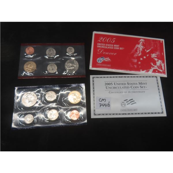 United States 2005 Uncirculated Coin Set