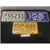 Image 1 : Vintage Manitoba Spirit of 70, 1971 Buffalo Head Licence Plate & 1976 Plate