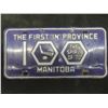 Image 3 : Vintage Manitoba Spirit of 70, 1971 Buffalo Head Licence Plate & 1976 Plate