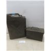 Image 1 : U.S. Jeep Jerry Can, Metal Military Cartridge Case