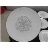 Image 2 : 1963 Problem Free Royal Worcester “Bridal Lace” pattern. 12 side plates, 6” diameter, with zippered