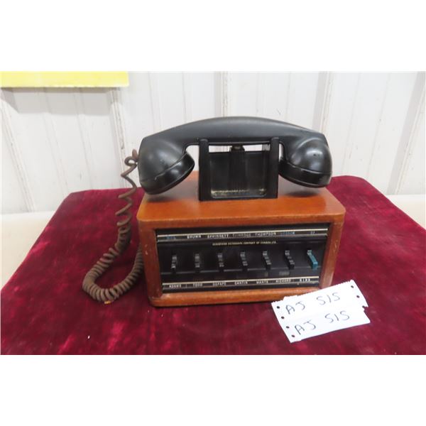 Antique 1930’s Northern Electric Dictophone Intercom Phone
