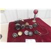 Image 1 : Vintage car, truck, airplane gauges, & emergency light