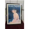 Image 1 : Vintage Theatre Magazine 1918 Framed picture, measures 28” x 20” (Reprint 1974)