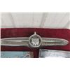 Image 2 : 9 Vintage Car Truck Emblems, Buick, Rambler, Chrysler, GMC, Windsor, Fairlane 500