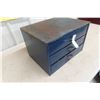 Image 2 : Vintage Garage Parts Metal Storage Case 3 Drawers 10 1/2 x 16 x 12