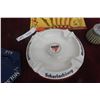 Image 4 : Vintage Porcelain Advertising Ashtrays, Lighter, Swanky Bar Stir Sticks