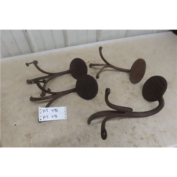 Antique Horse Buggy Carriage Steps x4