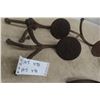 Image 2 : Antique Horse Buggy Carriage Steps x4